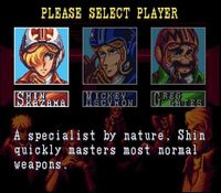 une photo d'Ã©cran de U.N. Squadron sur Nintendo Super Nes
